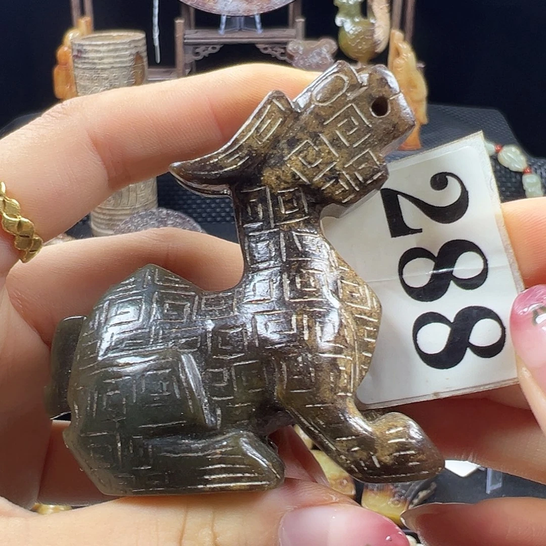 和田玉未镶嵌挂件