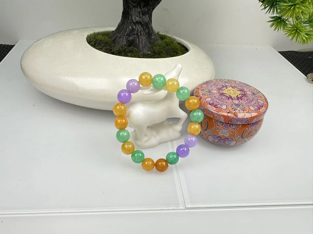 缅料冰多宝大卡手链 A107多样性发其一