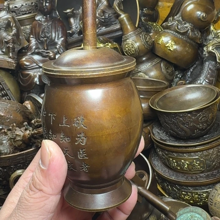 铜器摆件收收藏藏