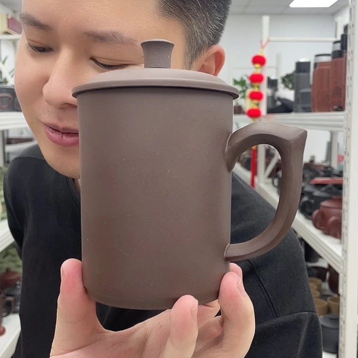 茶杯紫砂原矿紫砂