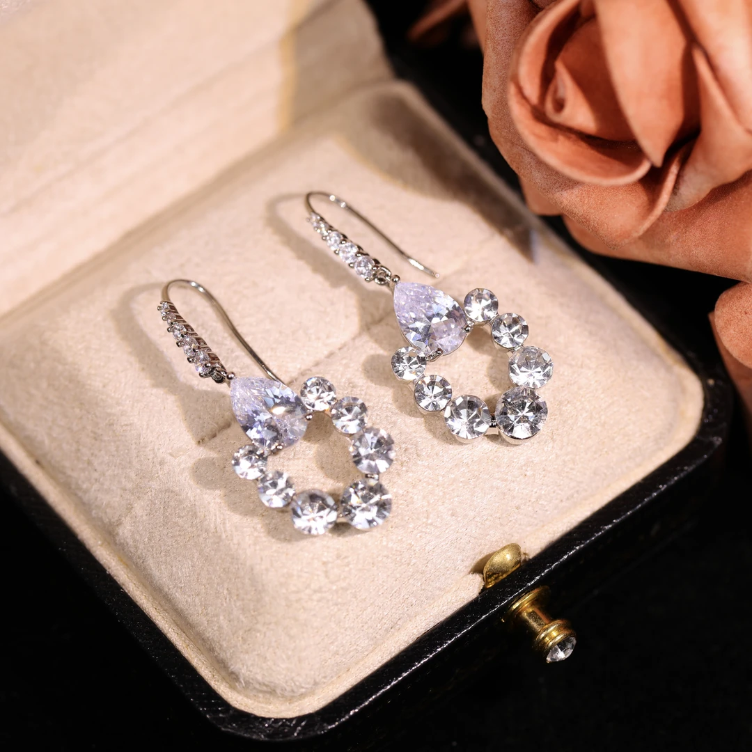 铜合金耳饰 【星光】轻奢时尚气质百搭高级小众设计感耳饰RH1061