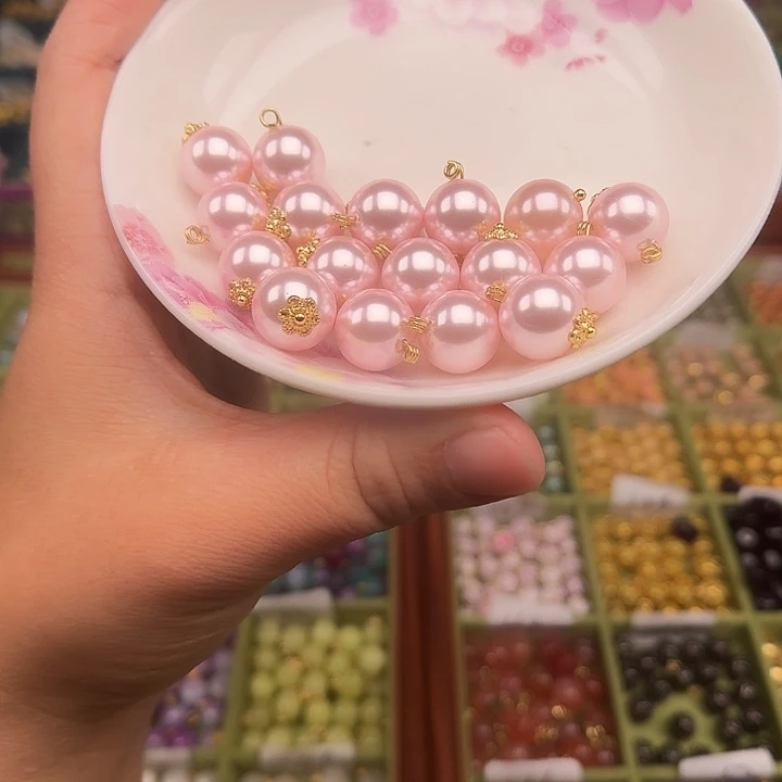珐琅非遗传承手工圆珠扣