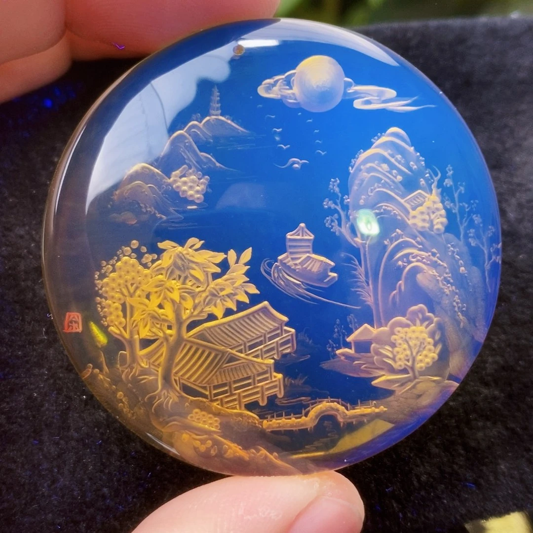 【闪购商品】蓝珀吊坠(不含链)未镶嵌