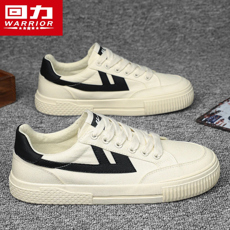 回力帆布男鞋春季2025新款男士百搭低帮休闲板鞋小白软底运动潮鞋