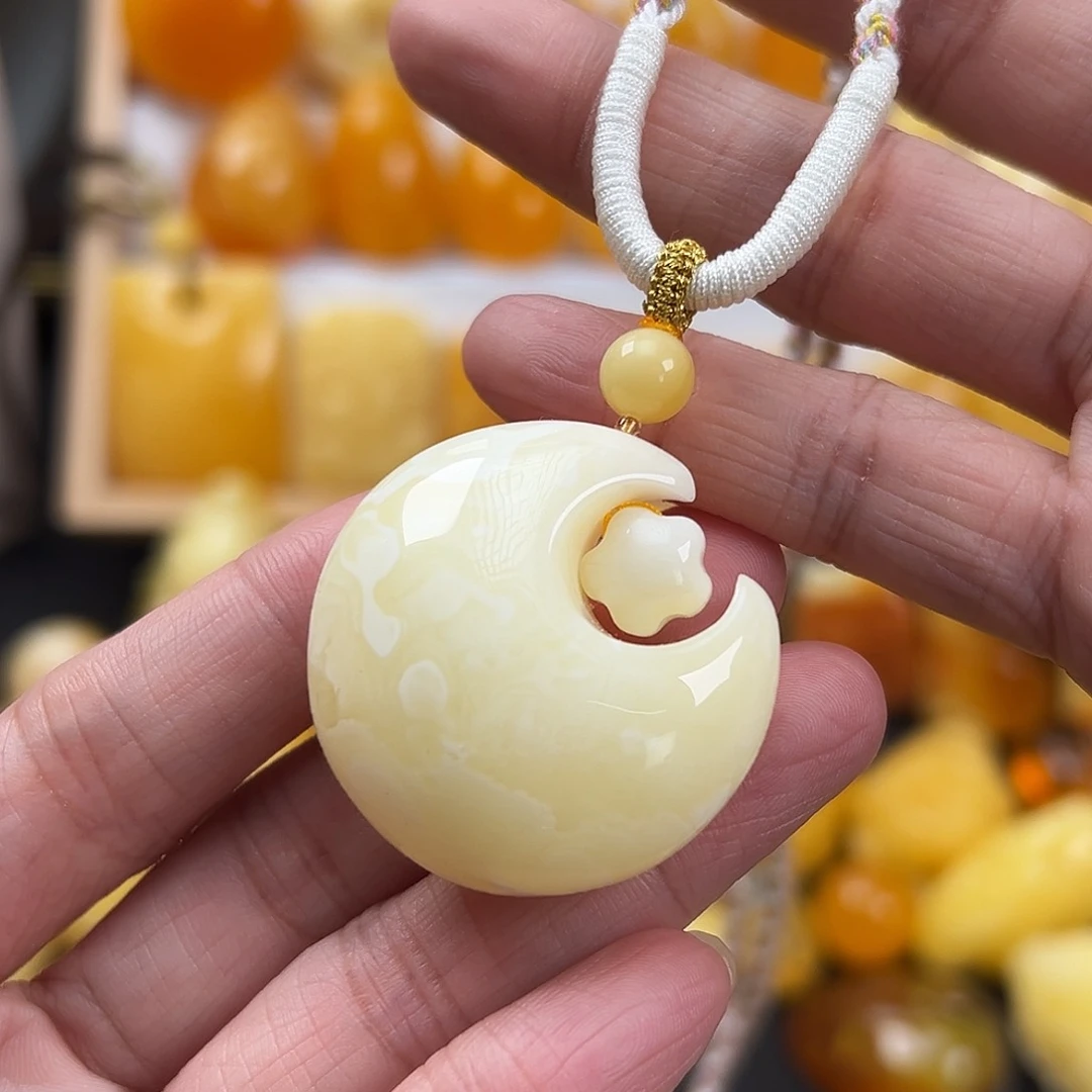 蜜蜡颈饰未镶嵌蜜蜡11.3g