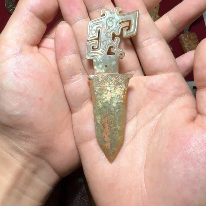 7***6和田玉未镶嵌挂件