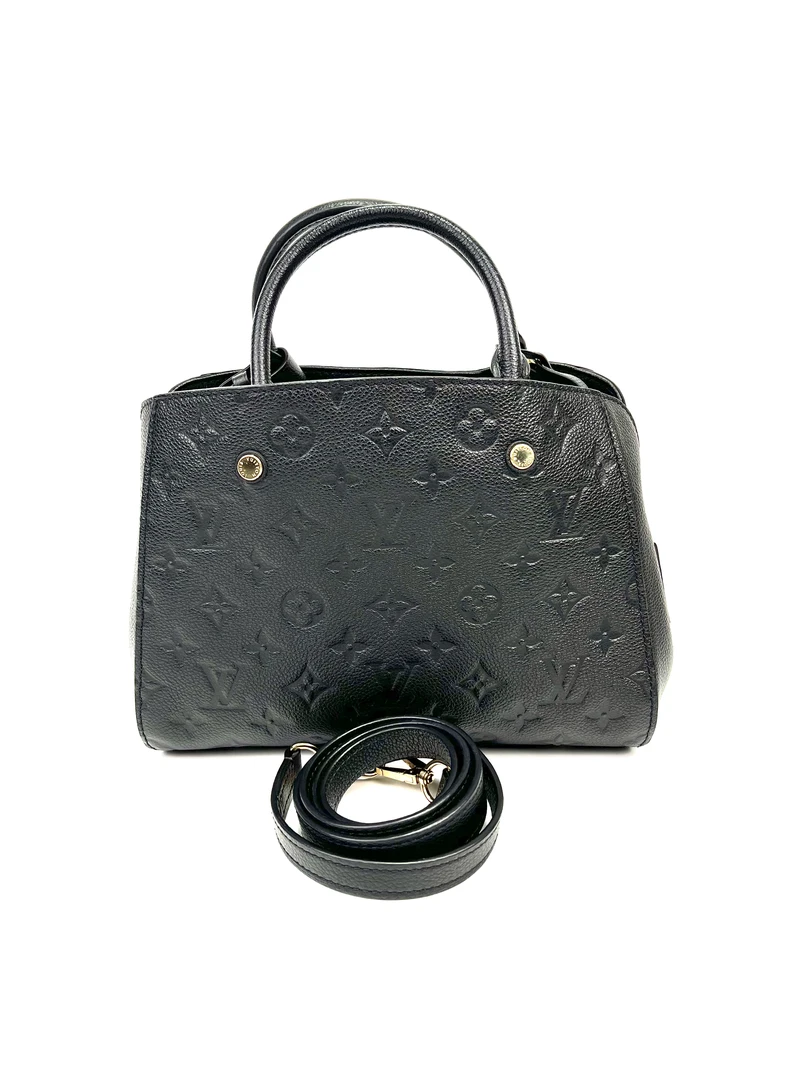 99新 LouisVuitton/路易威登 维舒/LV压纹蒙田bb/闲置13683486