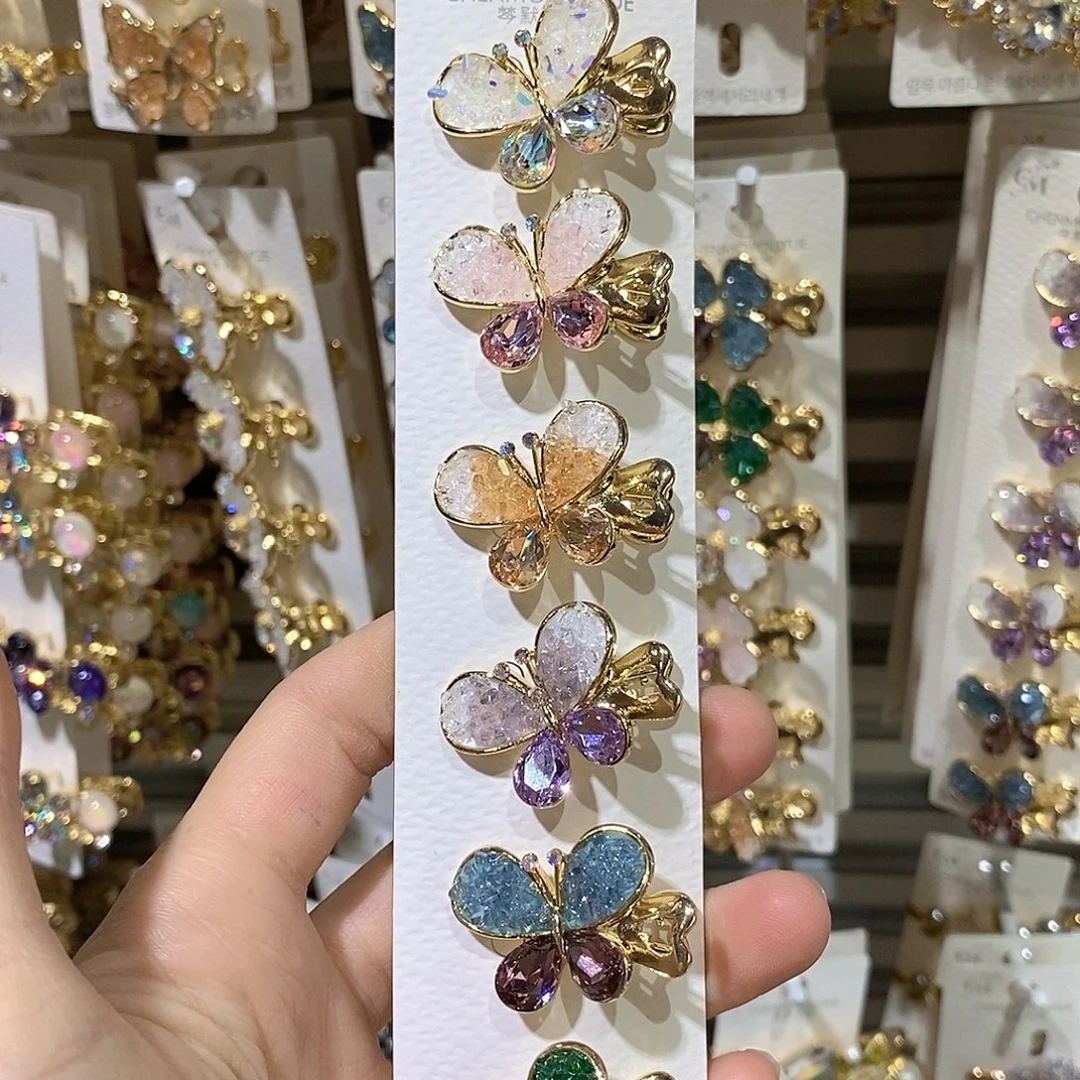 仿水晶合金鸭嘴夹