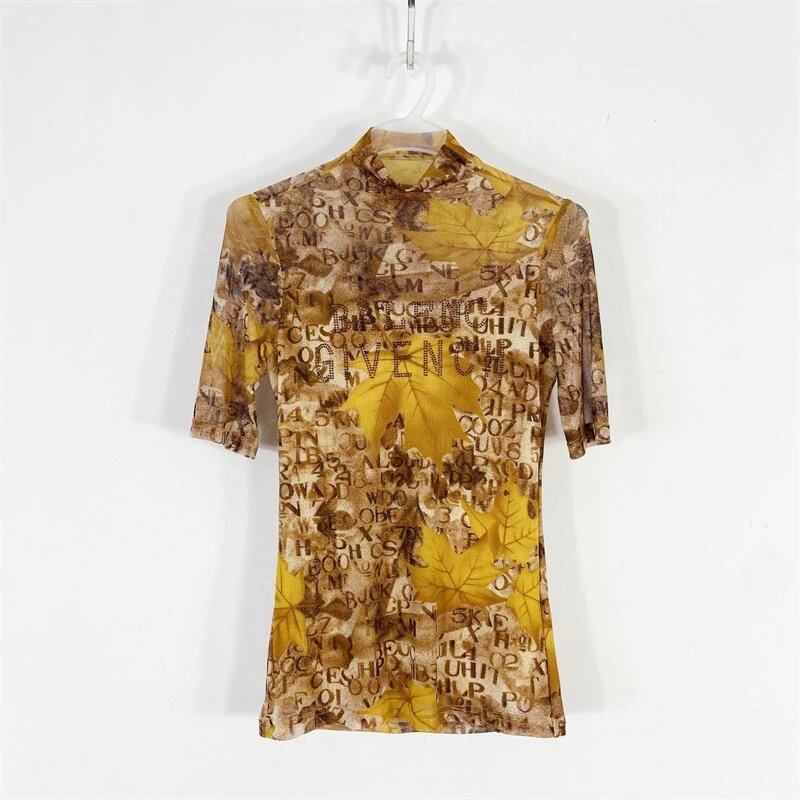 【77衣橱】DH9950精品女装上衣短袖T恤气质轻奢【红人上新】