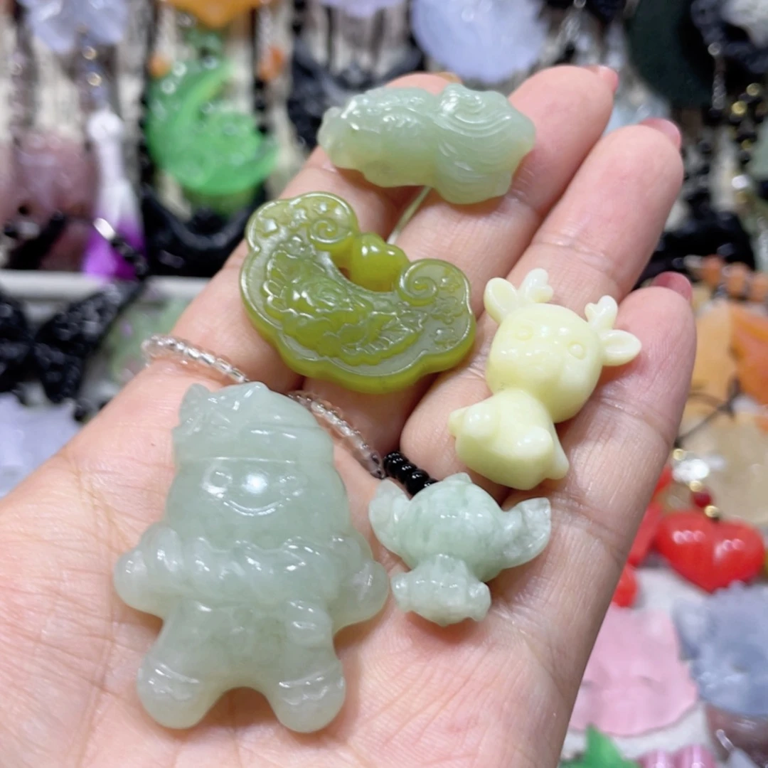 【闪购商品】未镶嵌岫玉颈饰44吊坠
