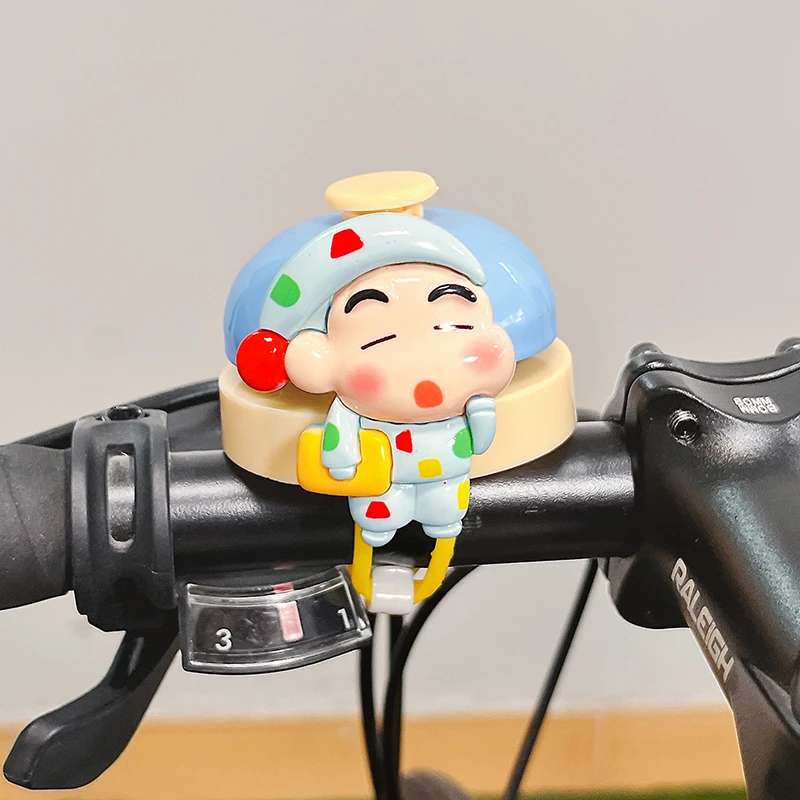 自行车铃铛超响通用可爱卡通蜡笔小新平衡车喇叭山地车骑行小配件