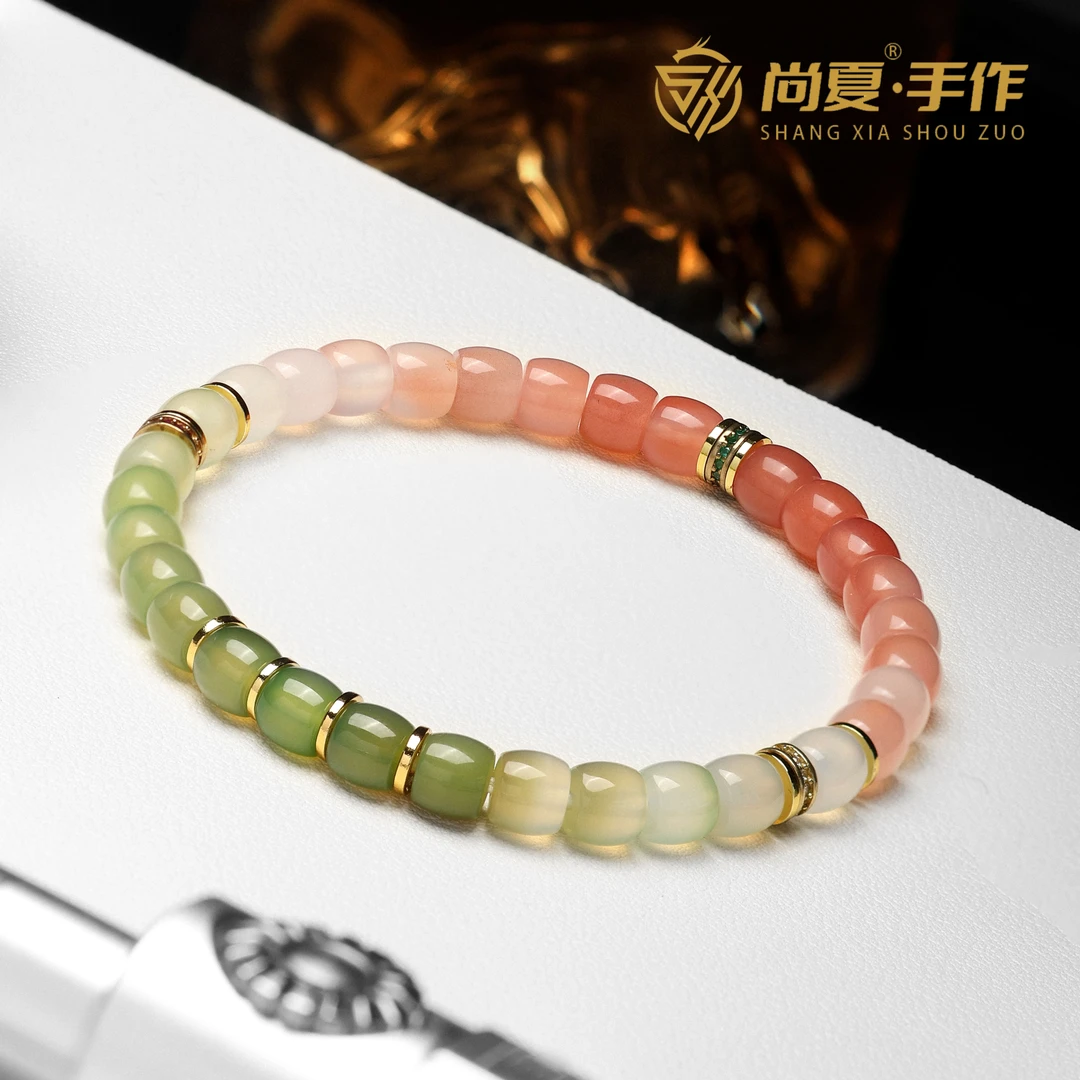 尚夏达人专属@6.5MM玛瑙多宝设计款手串