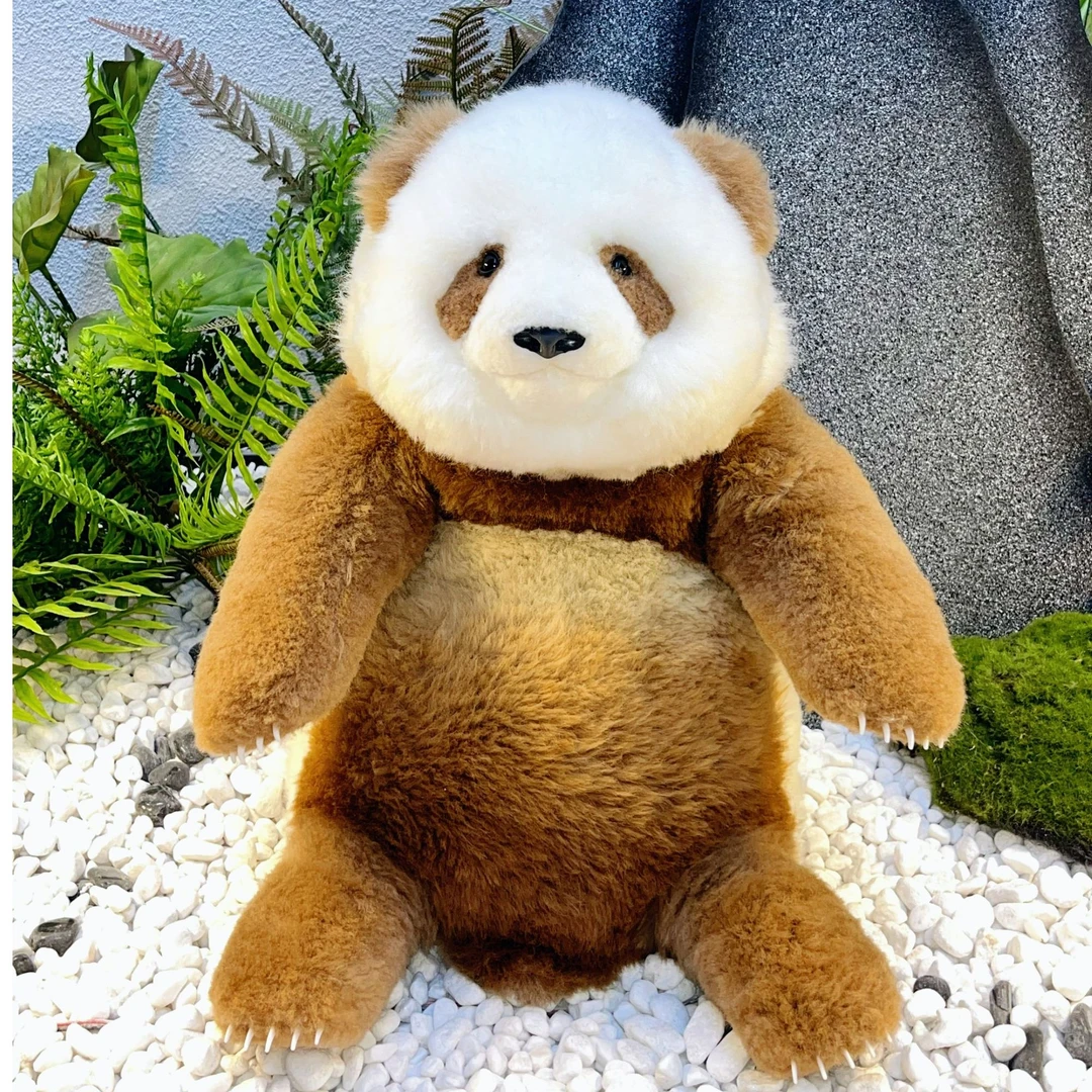 【熊猫七仔】棕色熊猫玩偶公仔节日礼物礼品