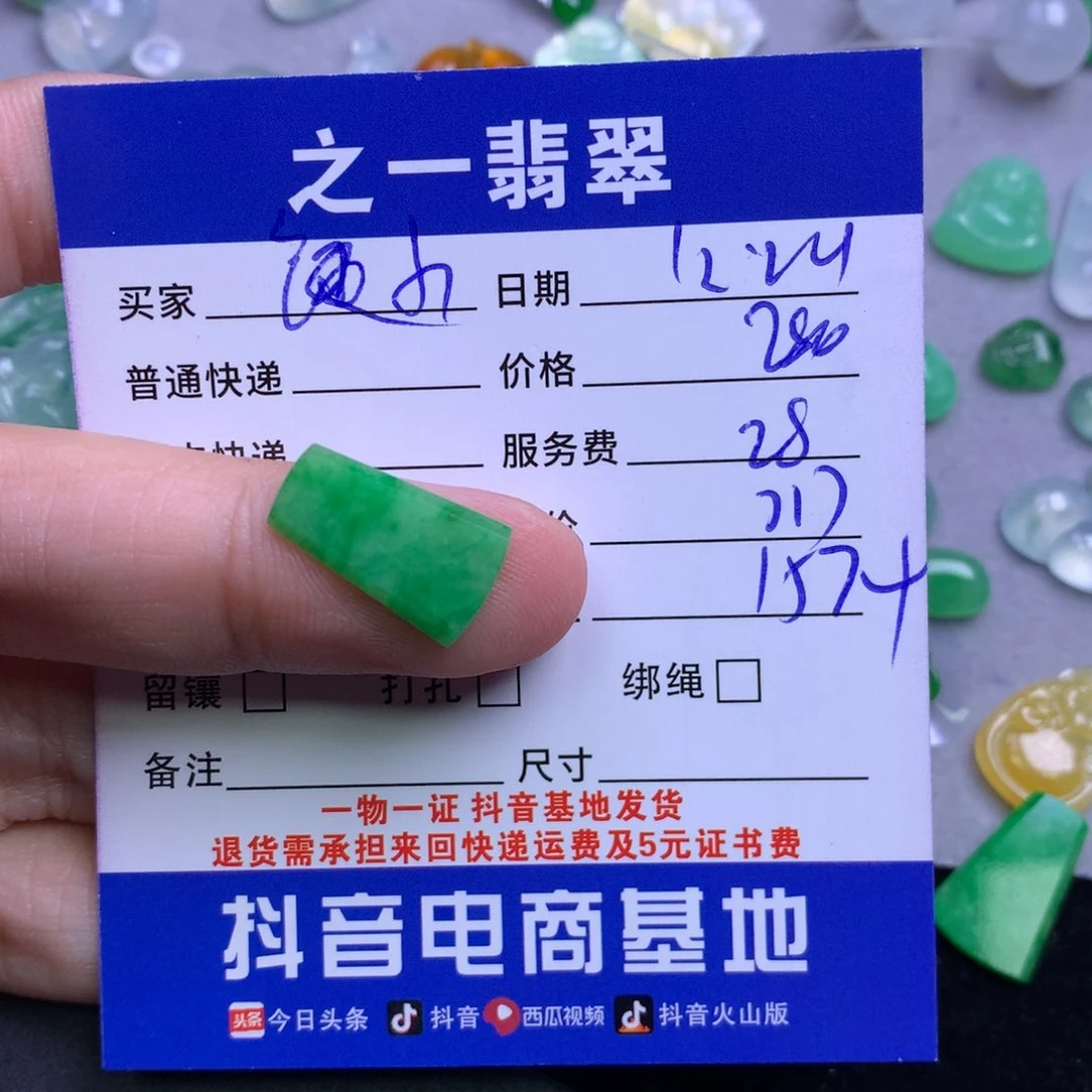 颈饰未镶嵌翡翠小*袄