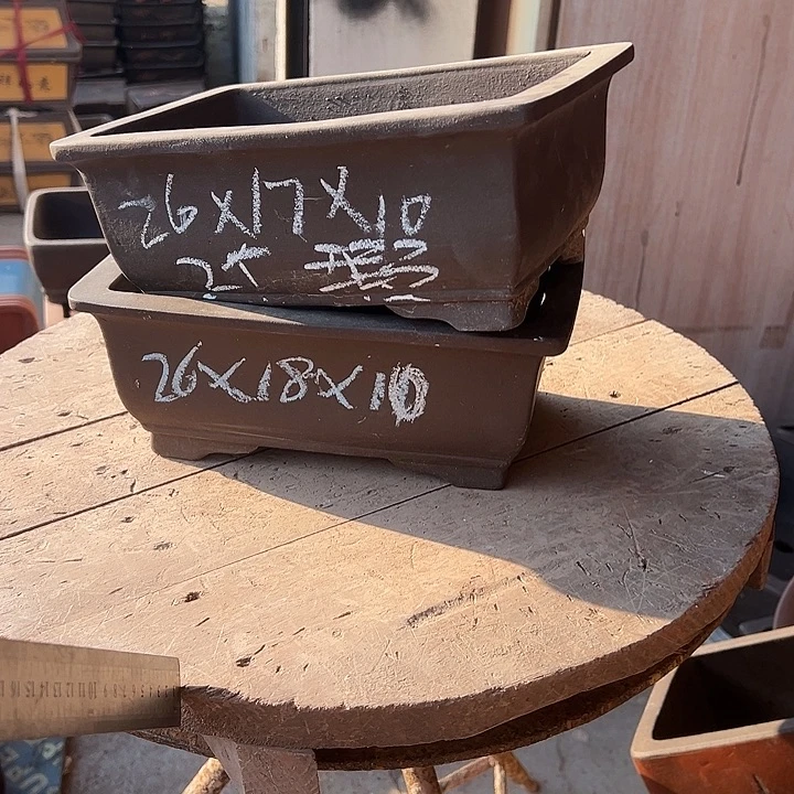 紫砂花盆透气花盆