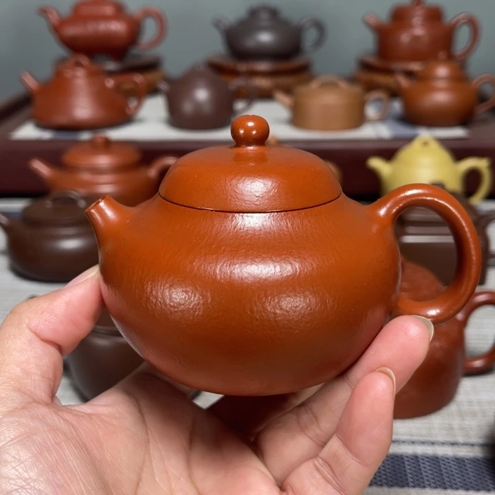 5***3茶壶紫砂全手工制作175cc