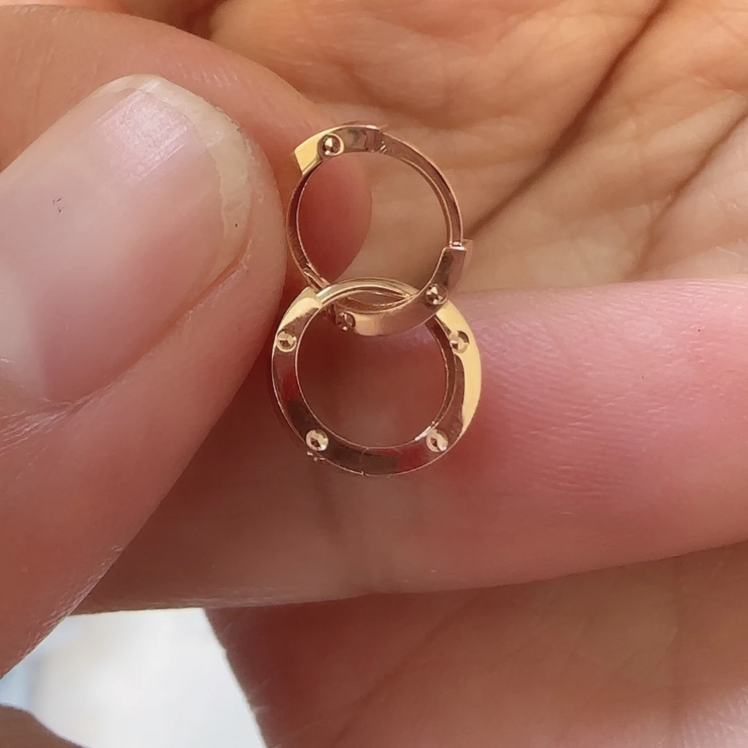 18K金耳饰多样性发货其一