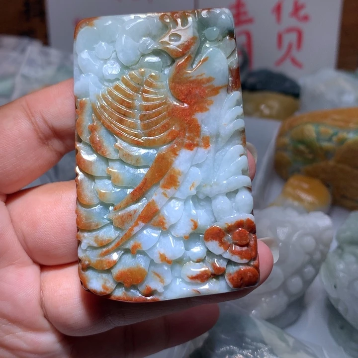 翡翠未镶嵌颈饰保真天然A货翡翠