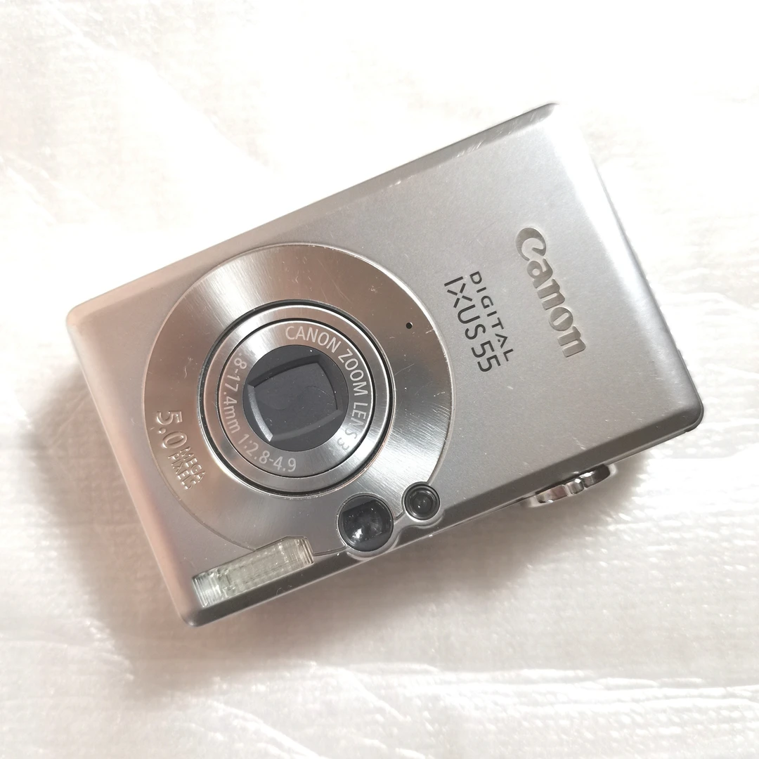 9新 Canon/佳能 ixus55相机 冷白皮复古氛围感 500w像素数码相机