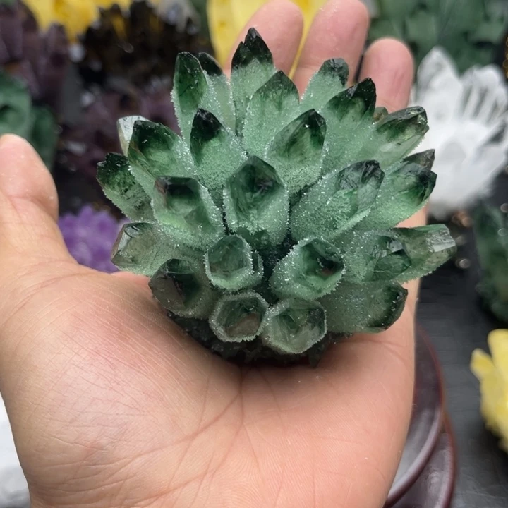 琉璃手工艺品我****呀晶簇