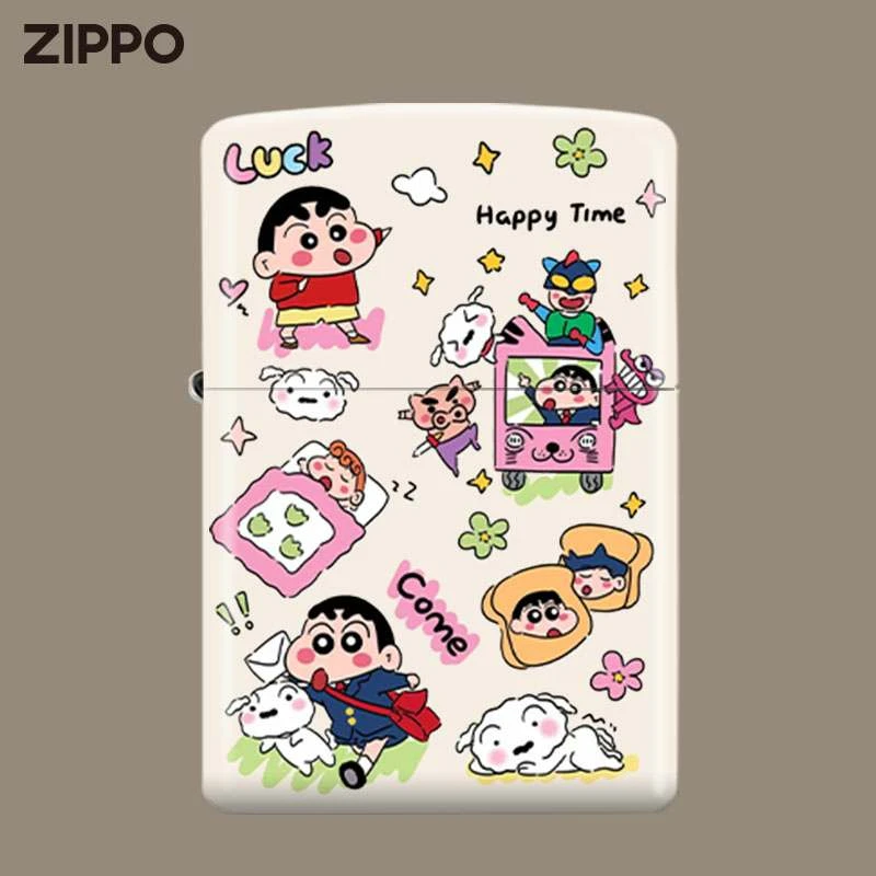 zippo打火机 野原新之助蜡笔小新彩印煤油防风打火机送礼DYX1H1