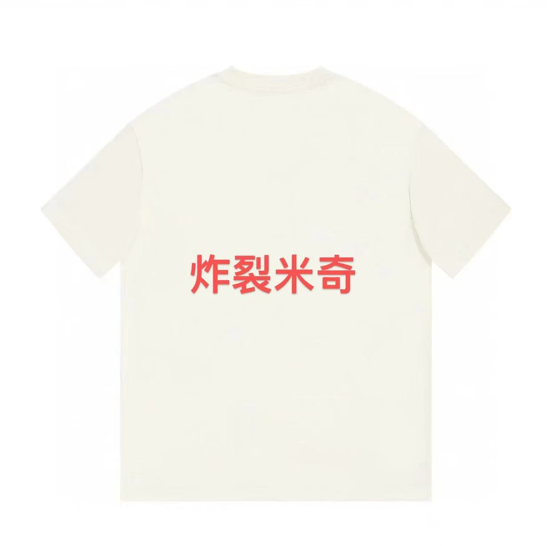 ML·沈闹闹 炸裂米奇短袖 设计师潮牌大版宽松短袖-T-D3053