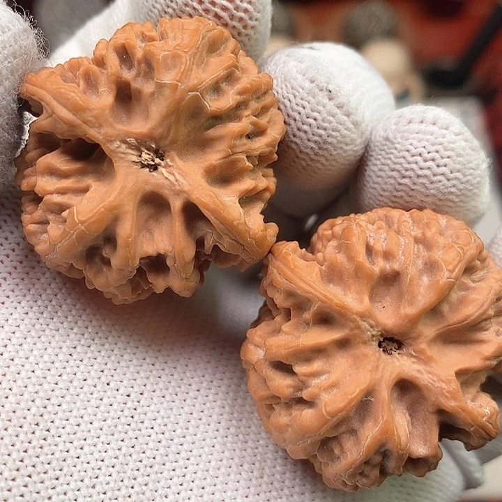 吊坠文玩核桃39全品白茬山地红皮边肚同尺苹果园