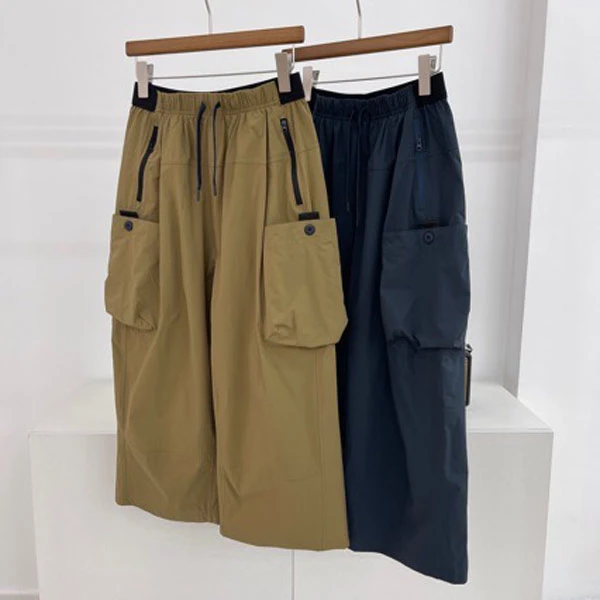 奶奶裤夏季新款宽松防泼水女士阔腿裤户外休闲裤MA4KZDZ0427