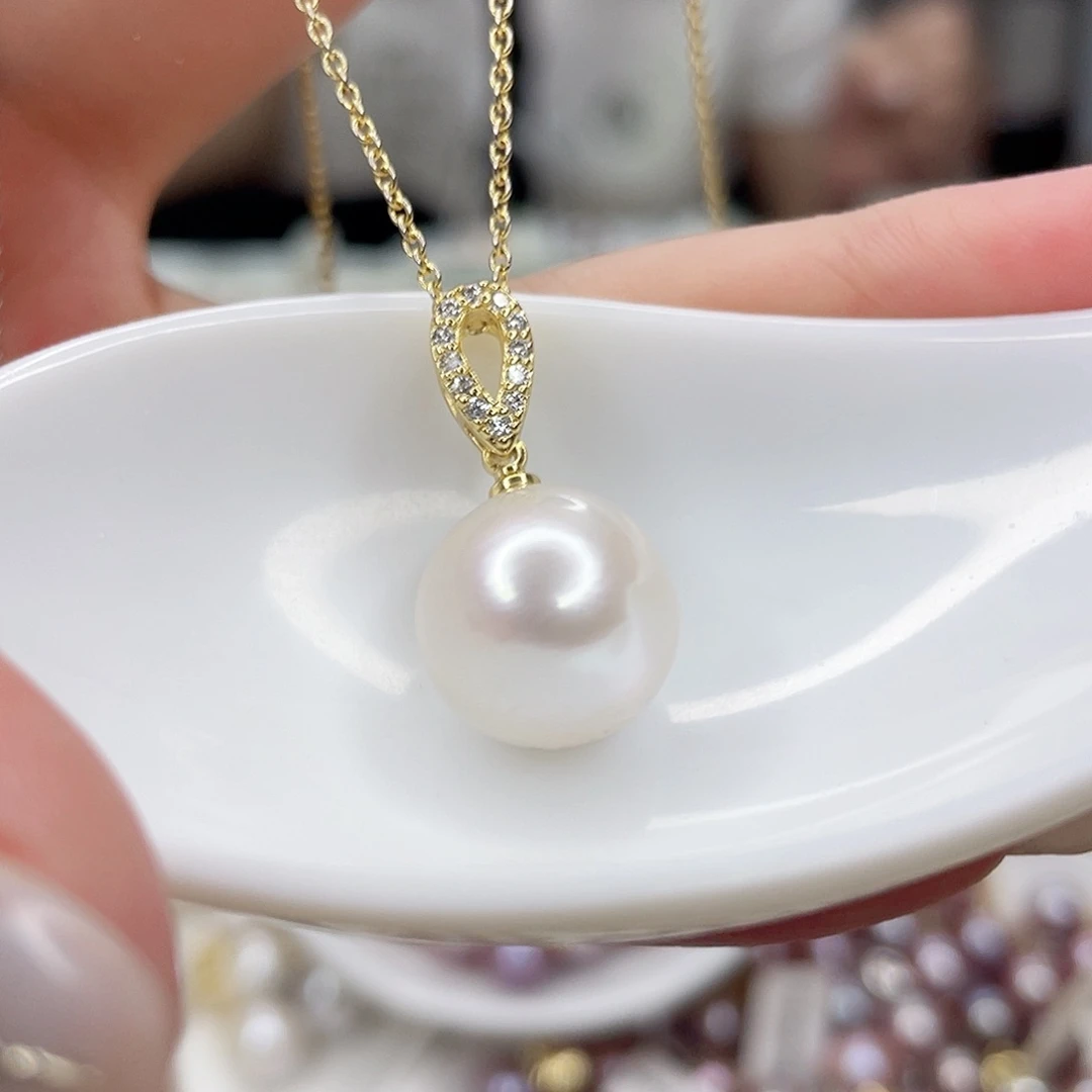 淡水珍珠未镶嵌吊坠(赠链)