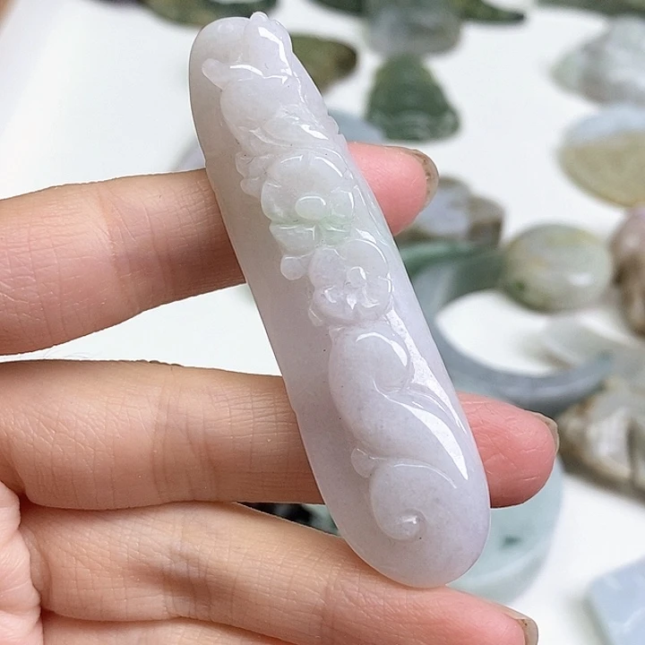 翡翠未镶嵌颈饰天然翡翠66