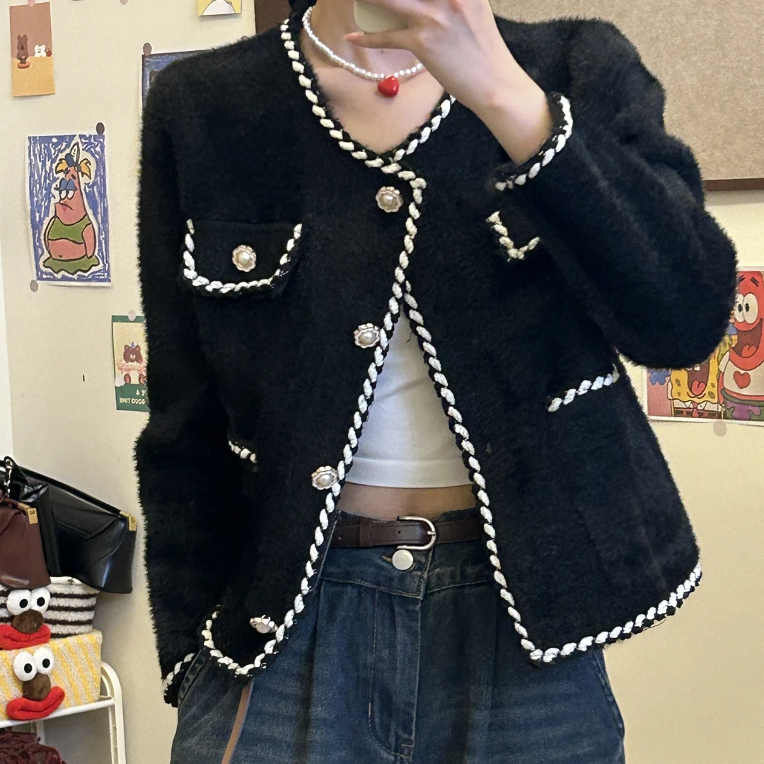 【774】秋冬时尚气质小香风女外套