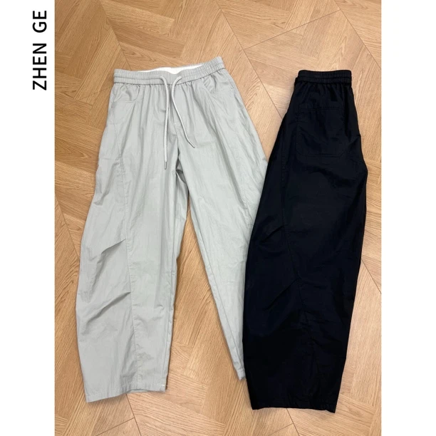 【甄哥严选】夏季速干面料 直筒日系休闲裤
