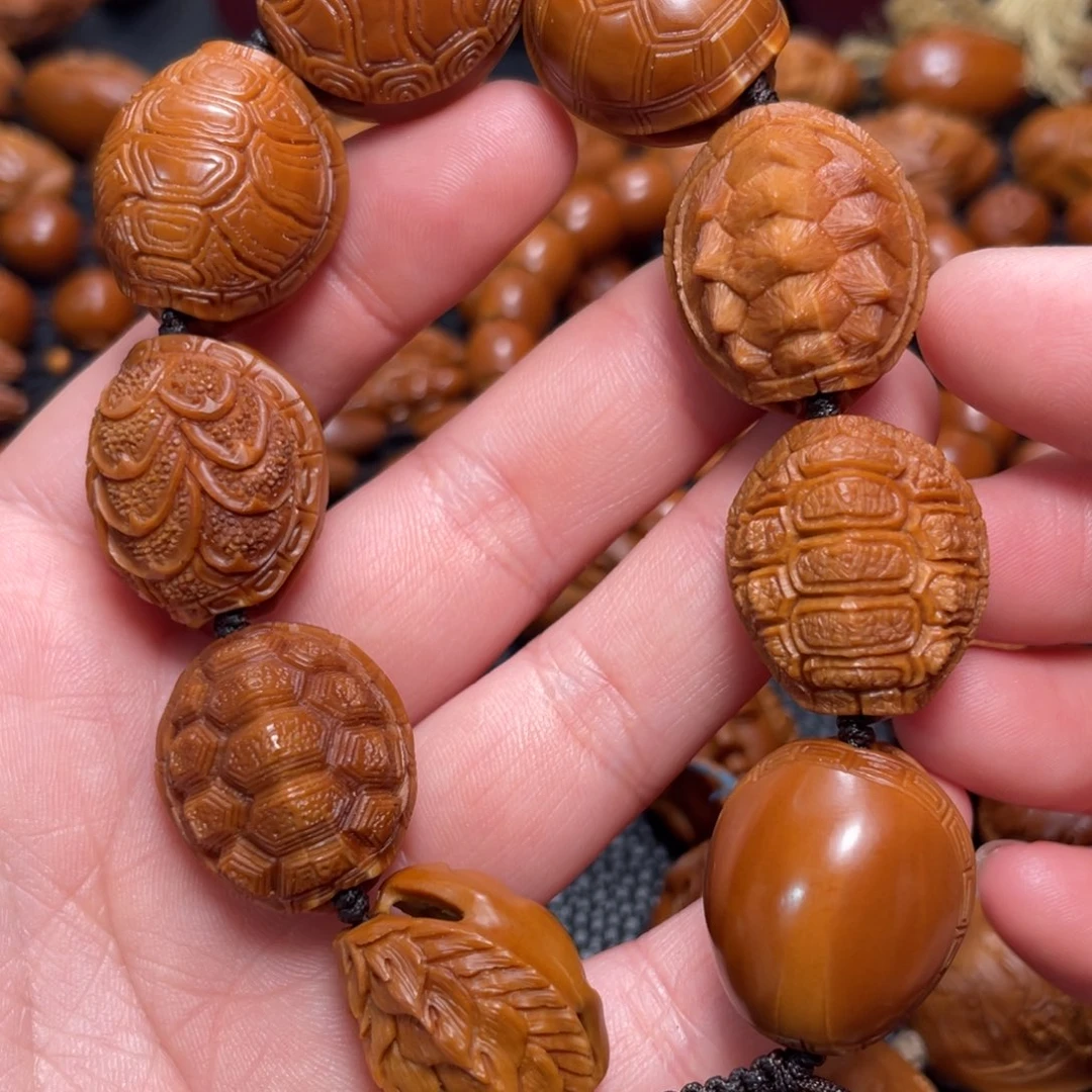 橄榄核手串/手链2.0铁核镂空