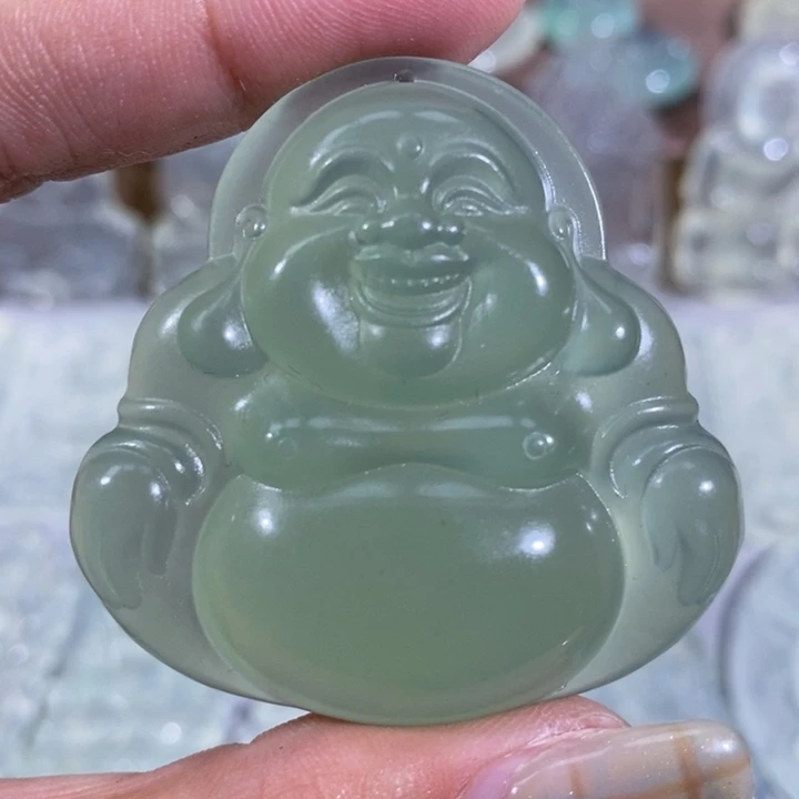 未镶嵌岫玉颈饰吊坠