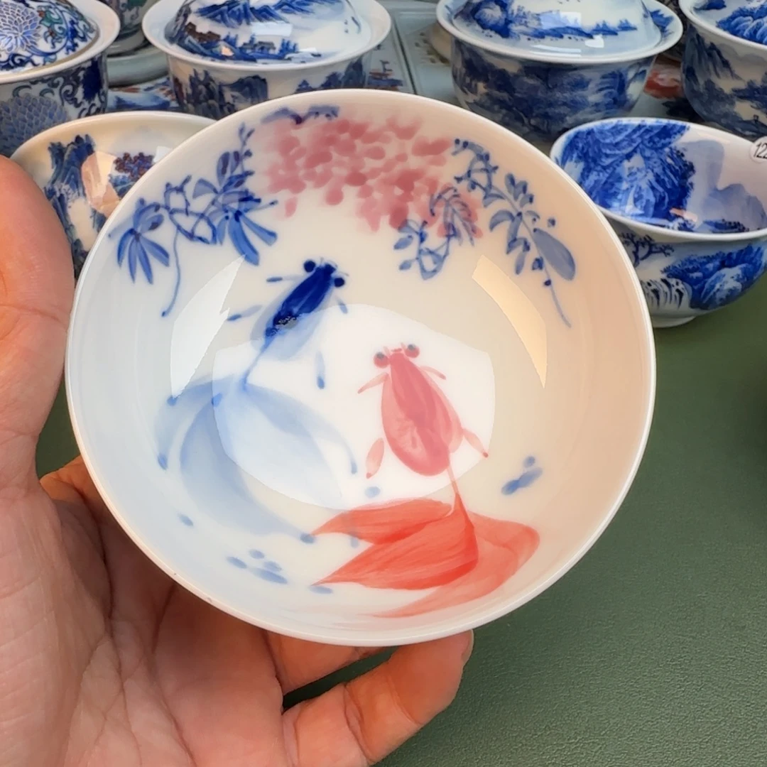 陶纯手工纯手绘茶具389