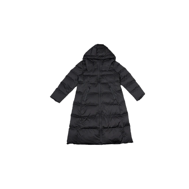 【U.M】镇店之宝流光蚕丝鹅绒羽绒服保暖显瘦腰带款新国标90白鹅绒