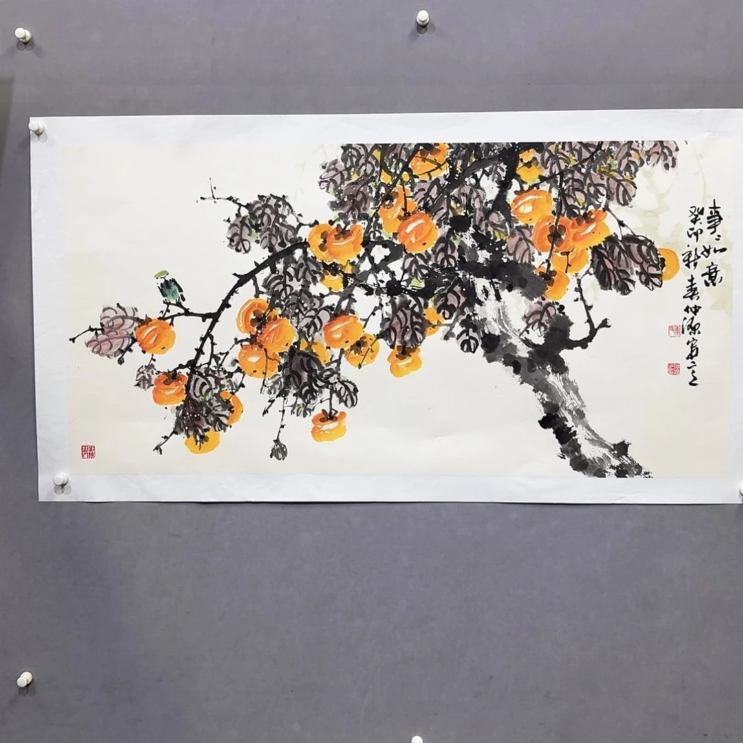 国画亲笔手绘放心去藏