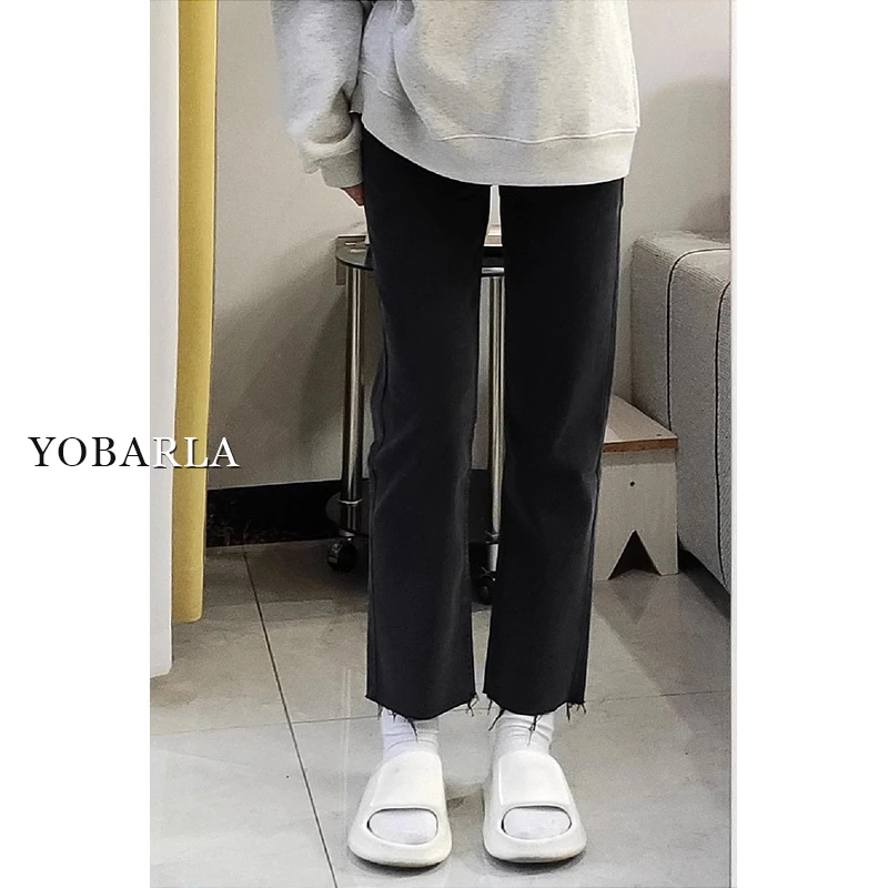 【新年宠粉】弹力窄版九分牛仔裤YBL-2827