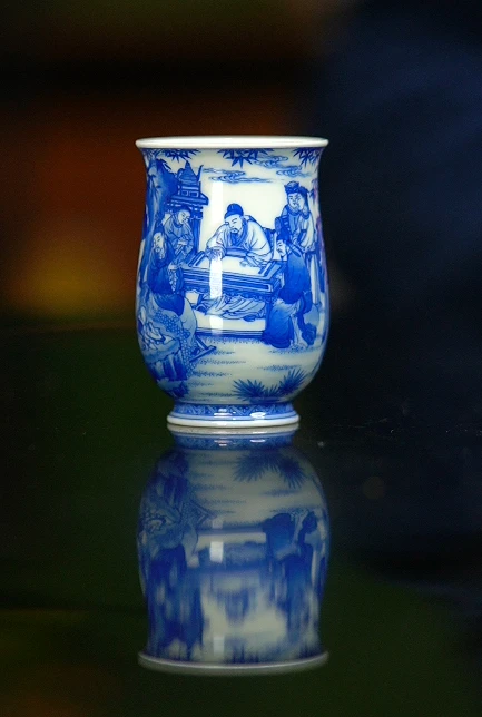 仪贤堂竹林七贤闻香杯