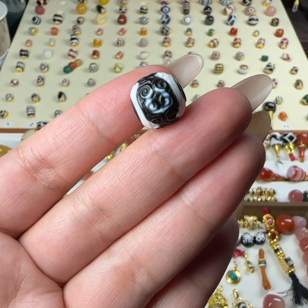 玛瑙/玉髓未镶嵌单珠配饰顶珠设计搭配