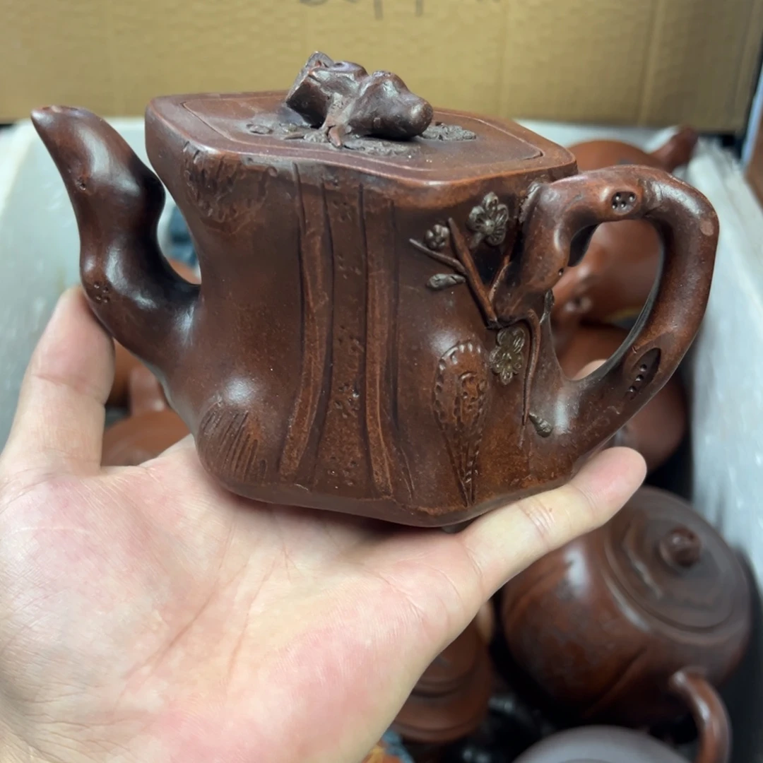 紫砂茶壶宜兴原矿紫砂壶300毫升容量