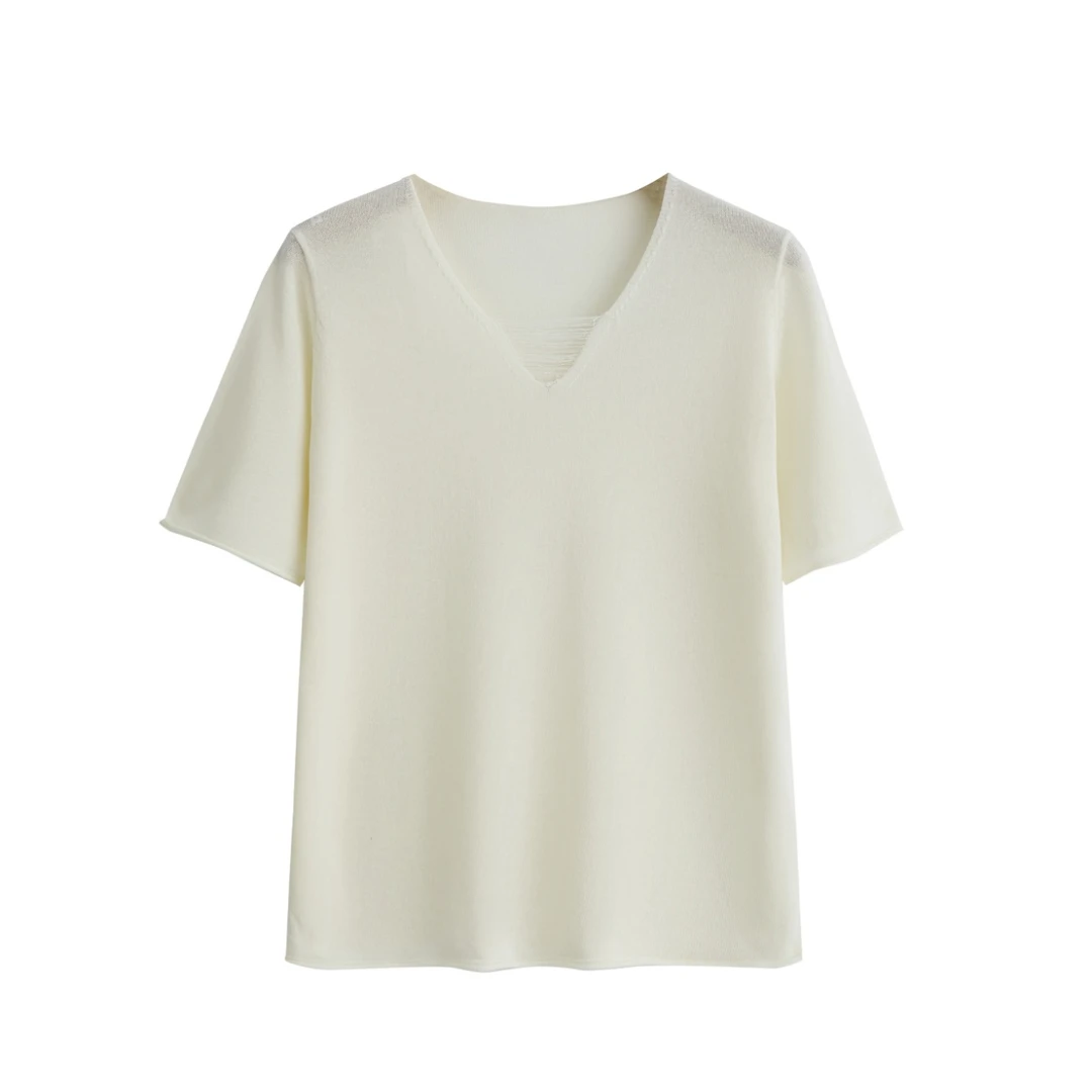 【YLANGENE】简约百搭V领打底衫00392HY