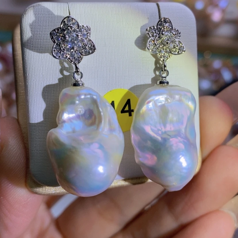 【闪购商品】淡水珍珠天然珍珠（微瑕）合金