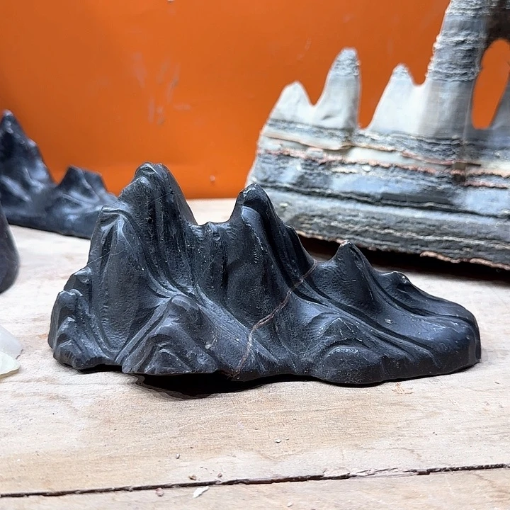 茶宠新***龙奇石茶宠鱼缸文房摆件