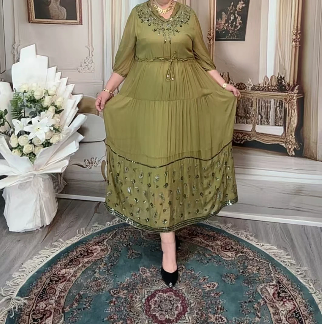 新款大妈badam gul yipak 气质连衣裙