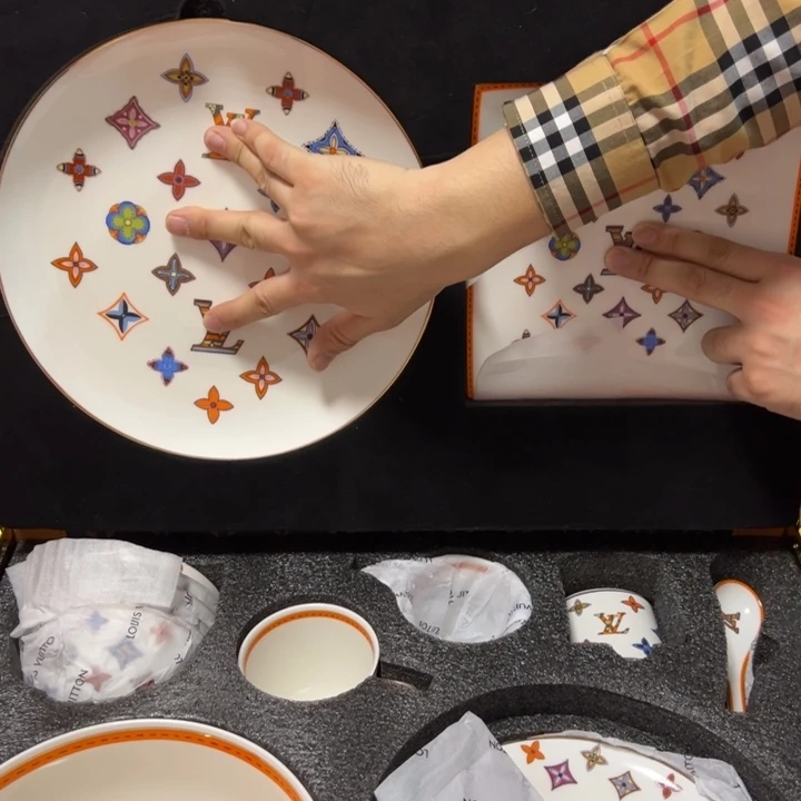 玻璃欧美陶瓷餐具摆件180