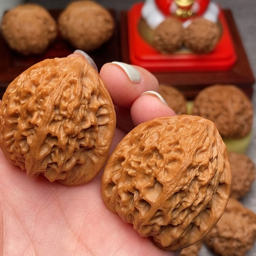 把件文玩核桃金牛39.5全品