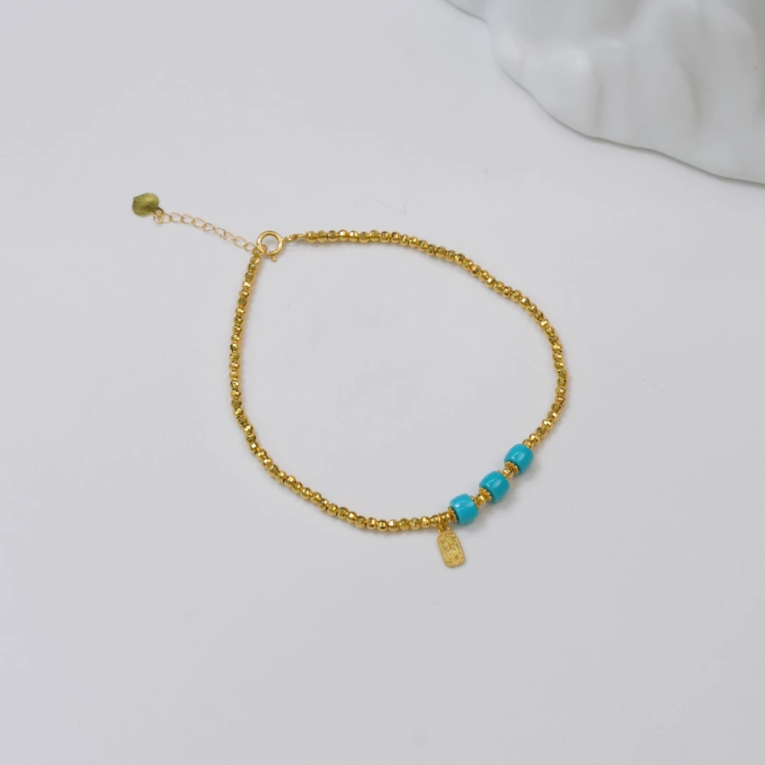 【不二】18K金蹦迪珠DIY手串手链