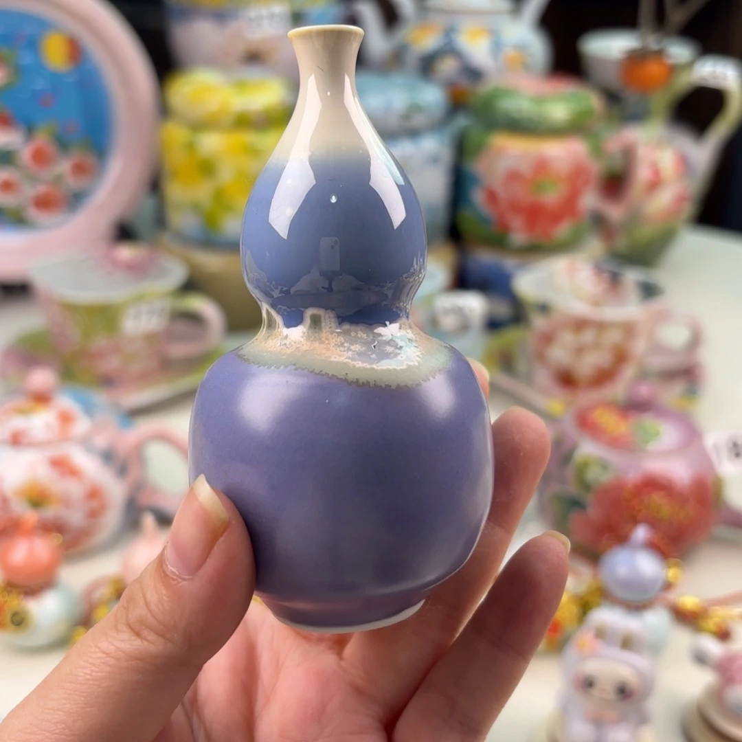 景德镇手绘高温釉下彩陶瓷茶具