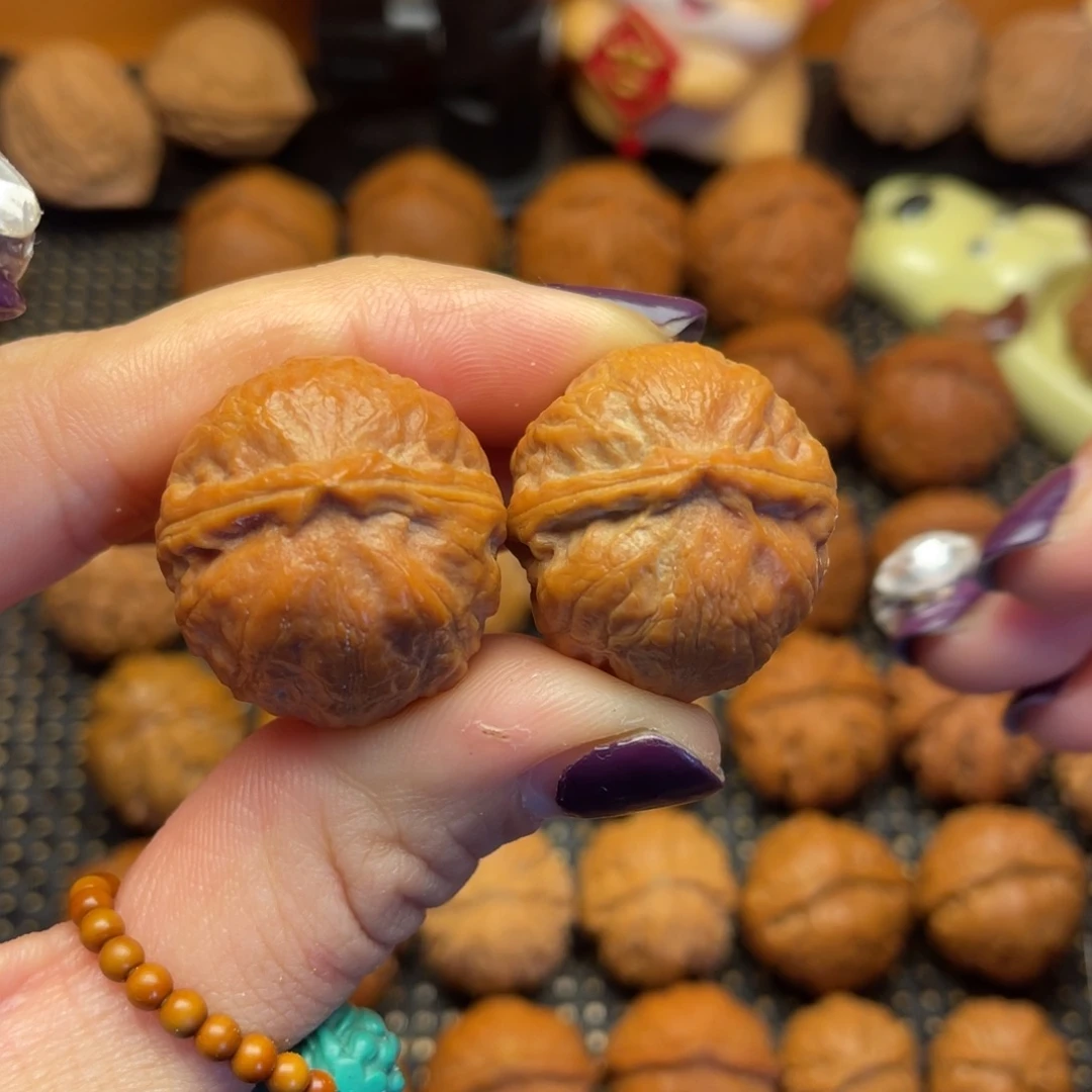 吊坠文玩核桃27尺全品荷叶元宝00012